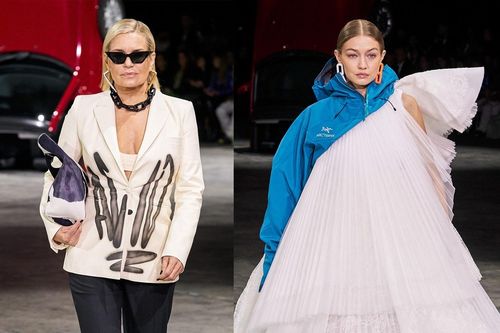 Gigi Hadid, Bella Hadid và mẹ bất ngờ catwalk trong cùng show diễn