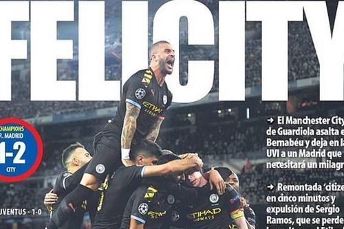 Truyền thông Tây Ban Nha nói gì về thất bại của Real Madrid trước Man City?