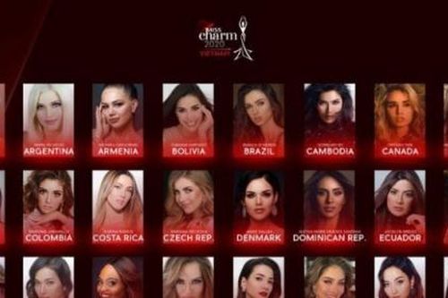 Lùi thời gian tổ chức cuộc thi Miss Charm International 2020