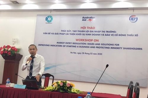 Thể chế kinh tế thúc đẩy khởi sự doanh nghiệp