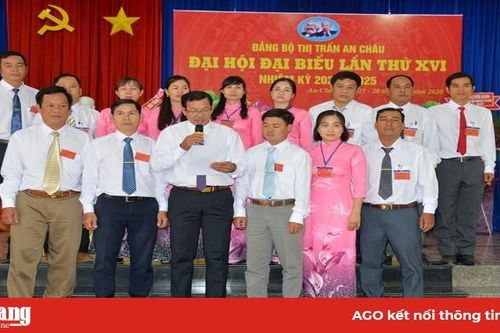 Đại hội điểm Đảng bộ thị trấn An Châu lần thứ XVI (nhiệm kỳ 2020-2025) thành công tốt đẹp
