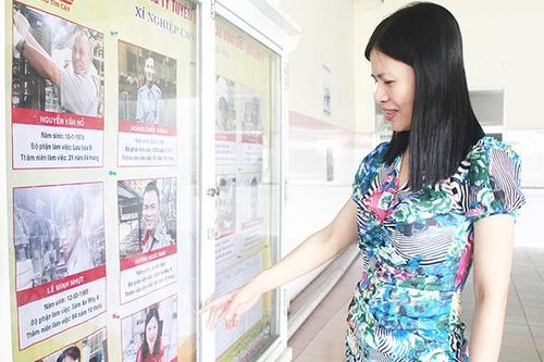 ''Bảng vàng'' ghi danh người lao động