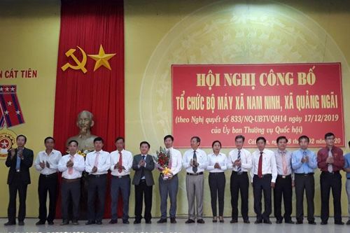 Cát Tiên: Các xã mới sáp nhập chính thức đi vào hoạt động từ ngày 1/3/2020