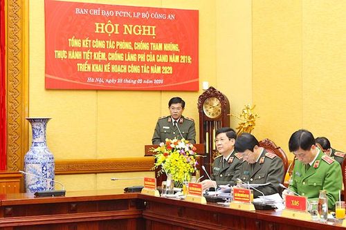 Lực lượng Công an quyết tâm thực hiện hiệu quả nhiệm vụ phòng chống tham nhũng, lãng phí