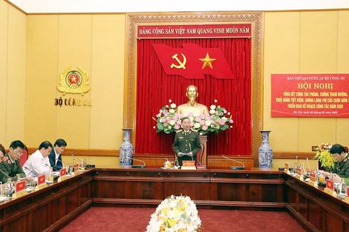 Lực lượng Công an quyết tâm thực hiện hiệu quả nhiệm vụ phòng chống tham nhũng, lãng phí