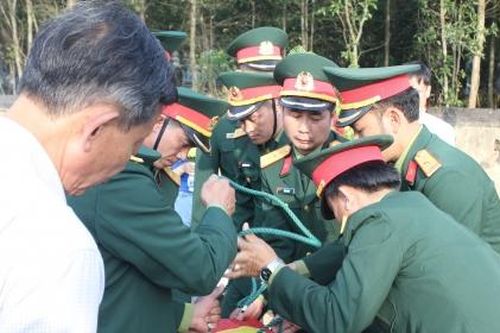 Thừa Thiên Huế: Truy điệu và an táng hài cốt liệt sĩ