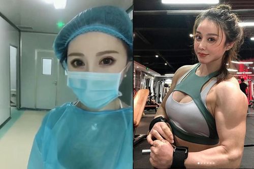 Hình thể như lực sĩ của nữ y tá Trung Quốc tham gia chống Covid -19