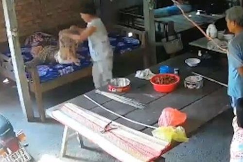 Khởi tố, bắt giam đôi vợ chồng hành hạ dã man mẹ già 88 tuổi