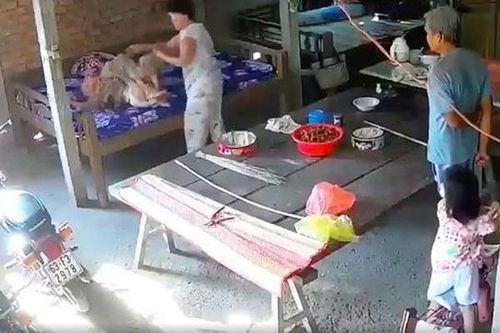 Cặp vợ chồng bạo hành mẹ già 88 tuổi dã man bị bắt giam