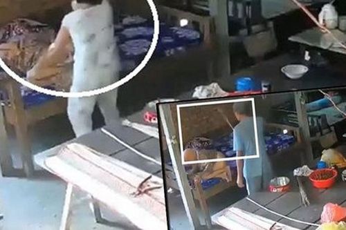 Lời khai gây phẫn nộ của con dâu, con trai đánh đập mẹ già gần 90 tuổi