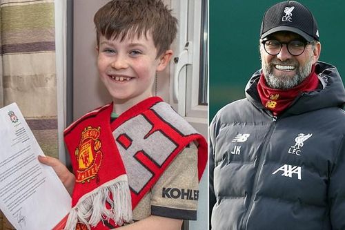 HLV Klopp toại nguyện mong muốn cho cậu bé fan MU