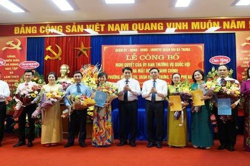 Chủ tịch UBND TP. Hà Nội Nguyễn Đức Chung: Các phường mới cần tạo thuận lợi nhất cho các giao dịch của người dân