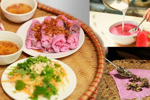 Bánh cuốn thanh long giải cứu nông sản bán hơn 500 suất mỗi ngày