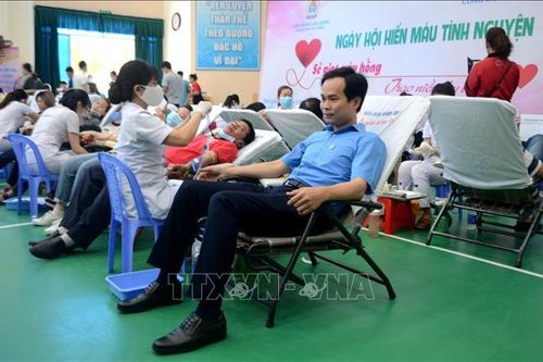 Hàng nghìn công nhân ở Đà Nẵng tham gia hiến máu tình nguyện