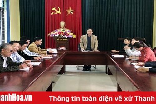 Đảng bộ huyện Nông Cống chuẩn bị các điều kiện tổ chức đại hội đảng các cấp