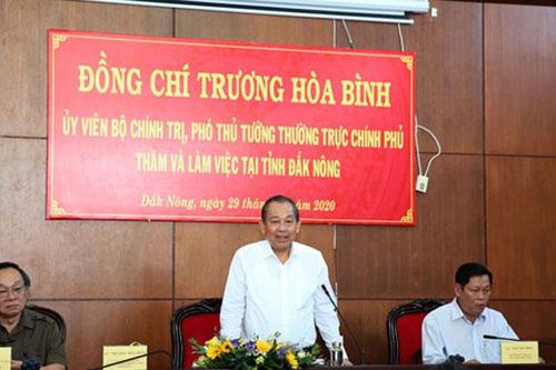 Tỉnh Đắk Nông cần tận dụng nhiều lợi thế về tài nguyên đất và rừng để tạo bước đột phá