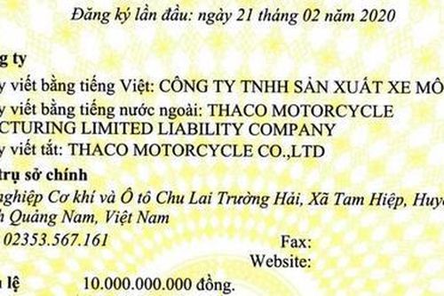 THACO lấn sân sang mảng xe máy