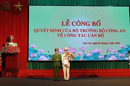 Bổ nhiệm Giám đốc Công an Lào Cai