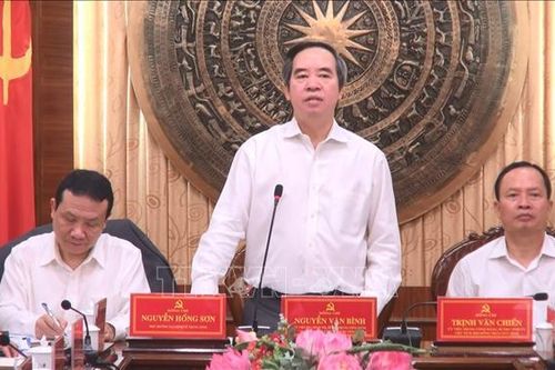 Trưởng ban Kinh tế Trung ương: Tạo đột phá cho Thanh Hóa phát triển