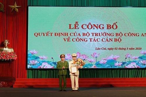 Bổ nhiệm Giám đốc Công an tỉnh Lào Cai