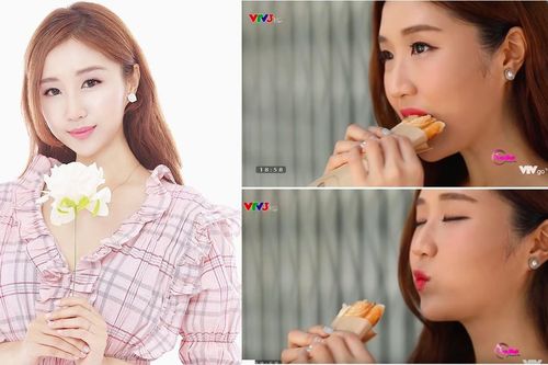 Nữ ca sĩ người Hàn gây 'bão' vì khen bánh mì Việt trên truyền hình