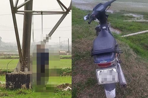 Bàng hoàng phát hiện người đàn ông tử vong trong tư thế treo cổ trên cột điện