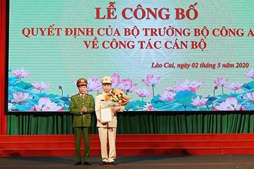 Bộ Công an bổ nhiệm Giám đốc Công an tỉnh Lào Cai