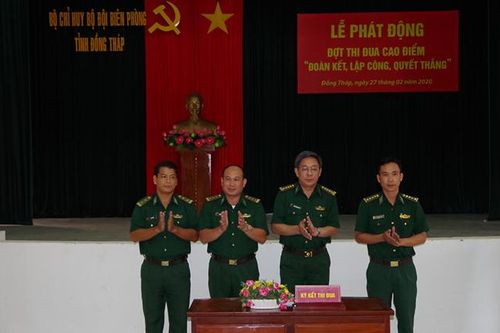 Đồng Tháp Phát động đợt thi đua: 'Đoàn kết, lập công, quyết thắng'