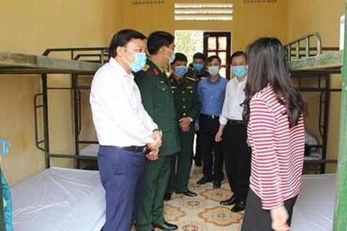 9 trường hợp cách ly tại Trường Quân sự tỉnh có sức khỏe ổn định