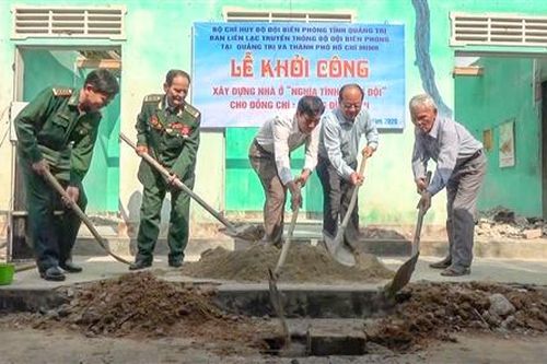 Bộ đội Biên phòng tỉnh Quảng Trị: Khởi công Nhà nghĩa tình đồng đội