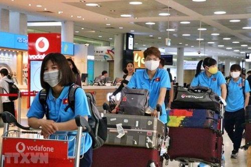 Tuyển nữ Việt Nam có mặt tại Australia, chuẩn bị cho trận play-off