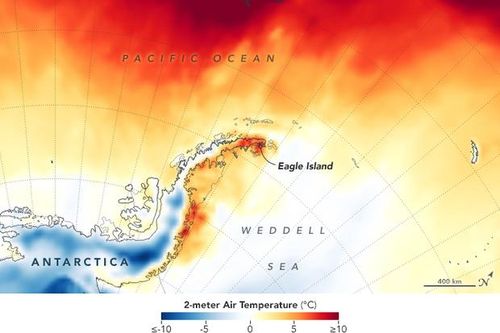NASA tiết lộ hình ảnh băng tan kỷ lục tại Nam Cực
