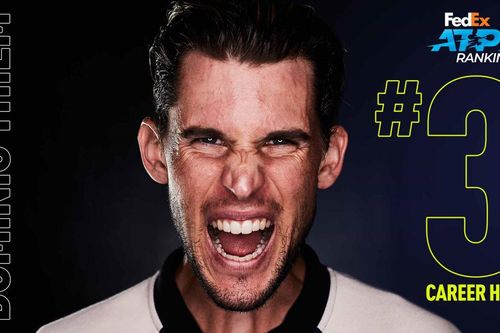 Dominic Thiem vượt Roger Federer, vươn lên vị trí cao nhất trong sự nghiệp