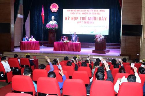 Bảo Thắng: Bầu bổ sung chức danh Chủ tịch HĐND và Chủ tịch UBND huyện