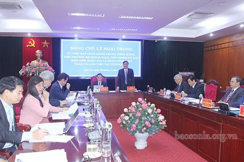 Đồng chí Thứ trưởng Bộ Ngoại giao làm việc tại tỉnh ta