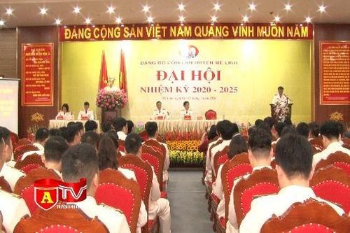 Khai mạc Đại hội Đảng bộ Công an huyện Mê Linh