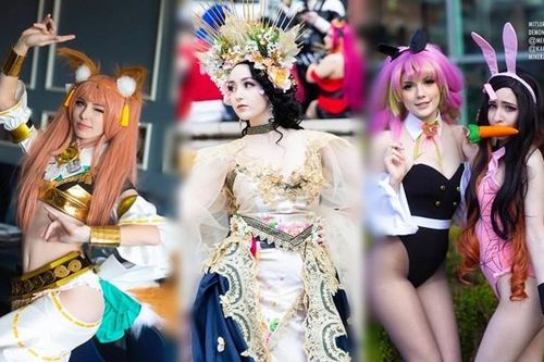 Các bóng hồng mặt xinh dáng đẹp trong lễ hội cosplay đình đám thế giới