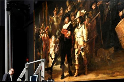 Phục hồi kiệt tác 337kg The Night Watch của danh họa Rembrandt