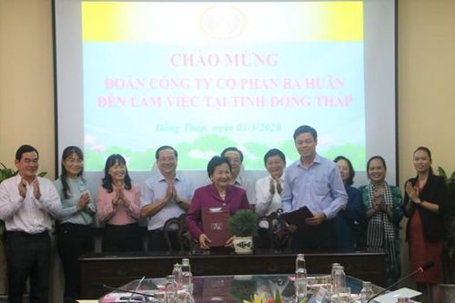 Đồng Tháp và Công ty CP Ba Huân ký kết thỏa thuận hợp tác tiêu thụ sản phẩm trứng vịt