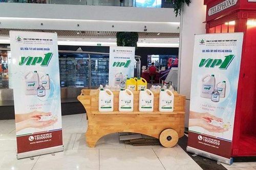 Vipesco ra mắt sản phẩm gel rửa tay kháng khuẩn VIP1