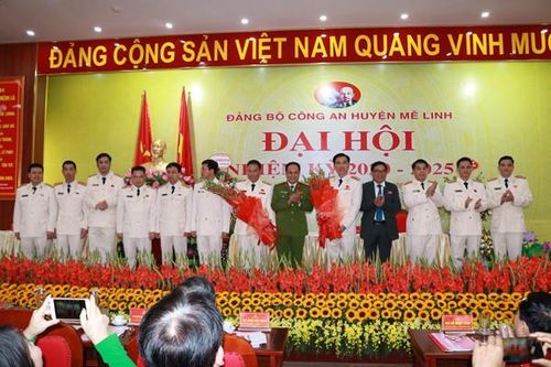Ra mắt Ban Chấp hành Đảng bộ Công an huyện Mê Linh nhiệm kỳ 2020-2025
