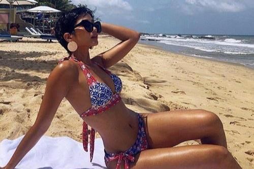 Ảnh H'Hen Niê mặc áo tắm lấy cảm hứng từ Kylie Jenner, Kim Kardashian
