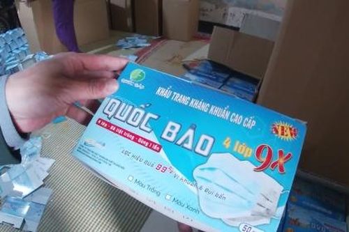 Gia Bình(Bắc Ninh): Kiểm tra phát hiện hàng trăm nghìn khẩu trang kiểu dáng khẩu trang y tế