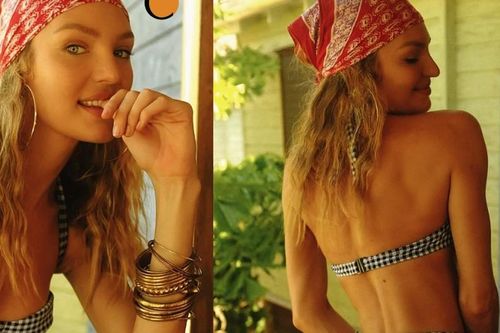 Candice Swanepoel 'đốn tim' quý ông với loạt ảnh bikini rực lửa