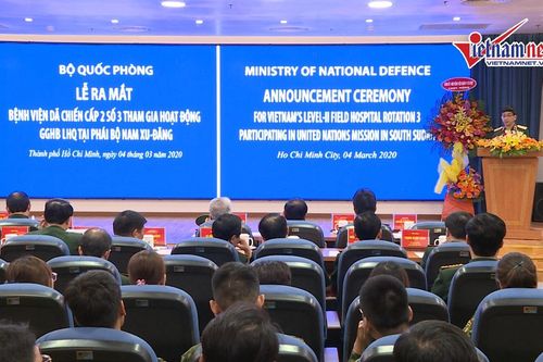 BV dã chiến thứ 3 của Việt Nam sẽ tham gia gìn giữ hòa bình LHQ