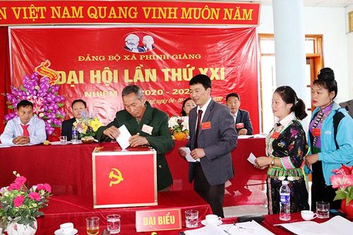 Đại hội điểm Đảng bộ xã Phình Giàng nhiệm kỳ 2020 – 2025
