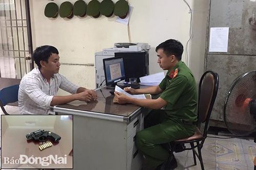 Bắt đối tượng mang súng đi giải quyết mâu thuẫn