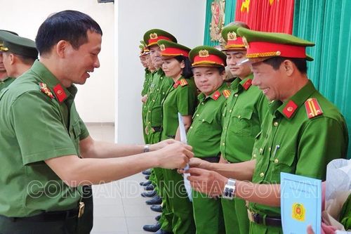 Công an tỉnh Đồng Nai điều động bố trí 332 cán bộ theo tổ chức bộ máy mới