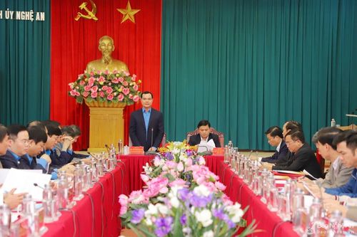 Tăng cường hợp tác, phối hợp giữa Tổng LĐLĐ Việt Nam và tỉnh Nghệ An
