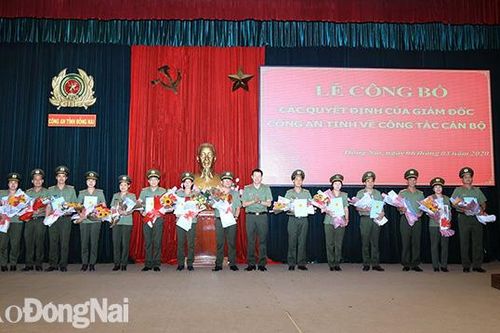 Công an tỉnh điều động 322 cán bộ chỉ huy cấp đội